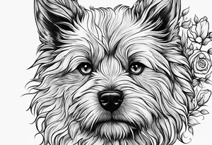 Dog cat tattoo idea