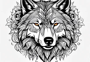 Lobo wolf for a male tattoo tattoo idea