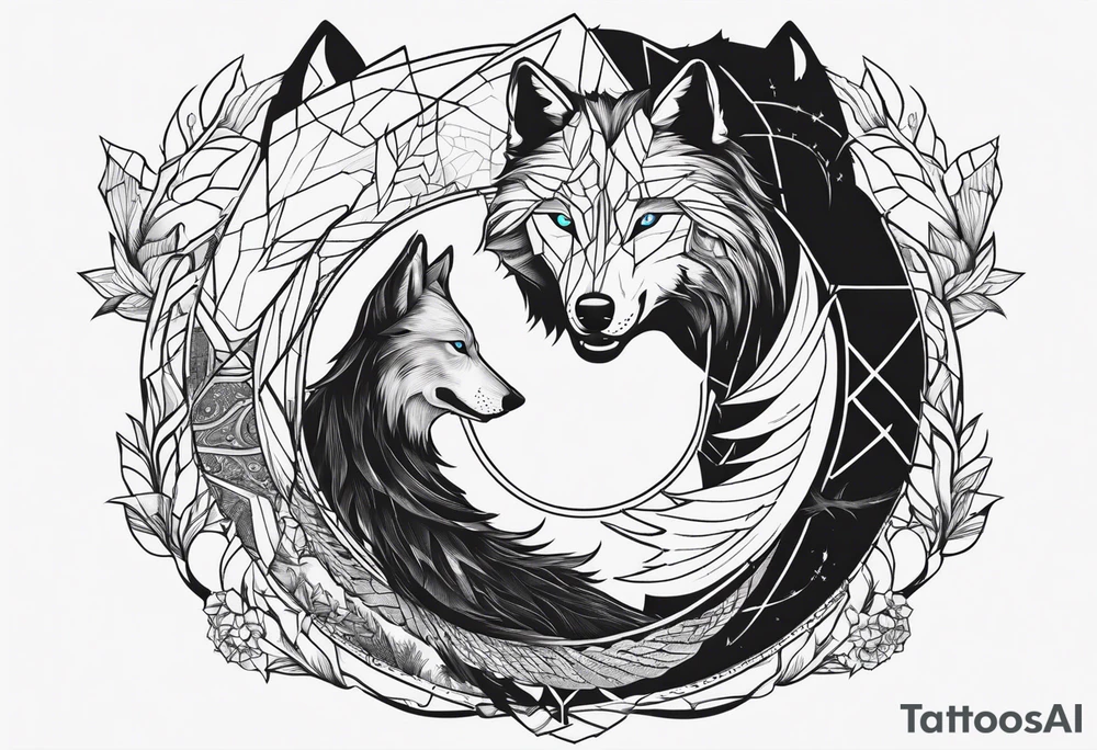 broken Ouroboros with wolf in the middle died by
arrow tattoo idea broken Ouroboros with wolf in the middle died by
arrow tattoo idea