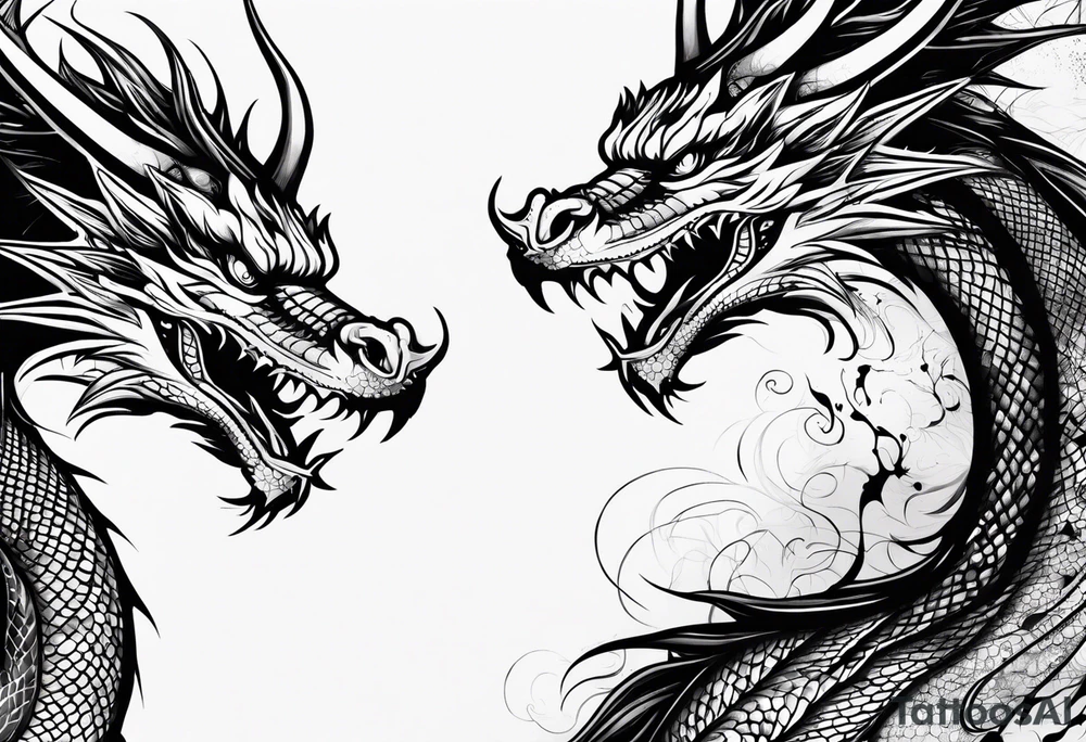 Dragon tattoo idea