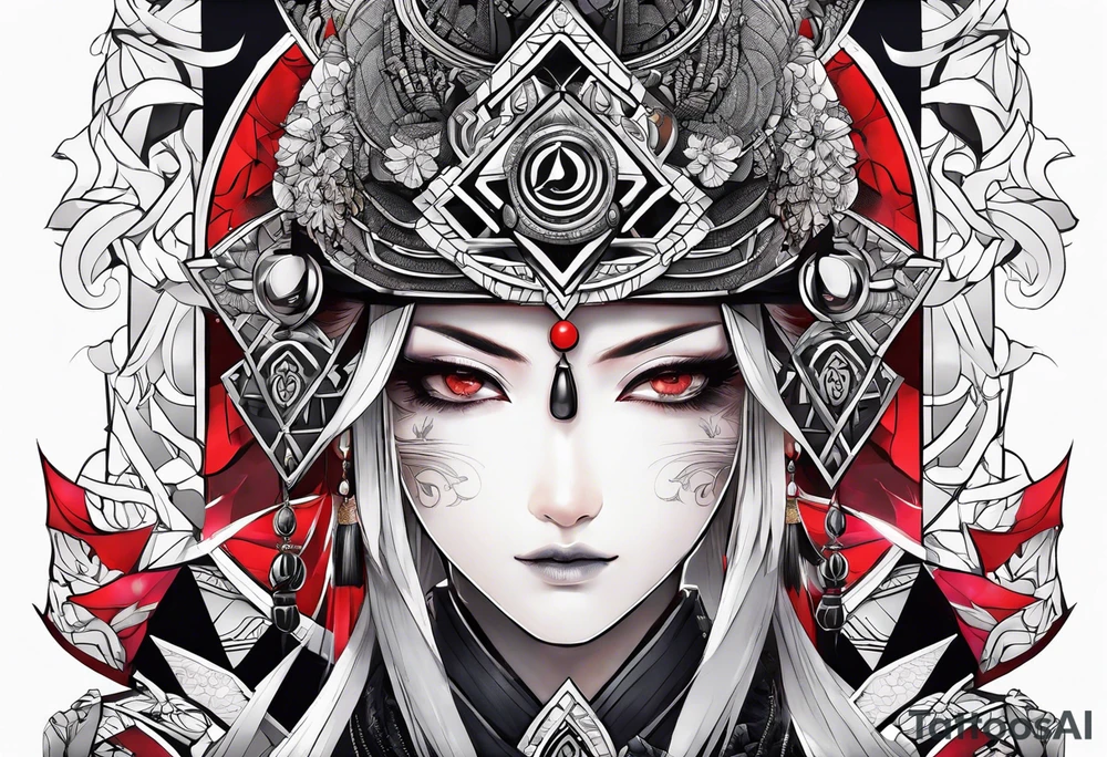Byakugan eyes tattoo idea