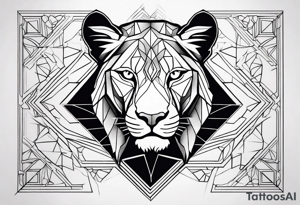 lioness tattoo idea