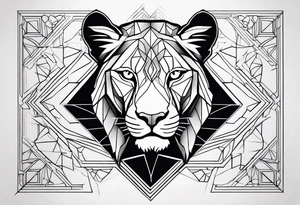 lioness tattoo idea