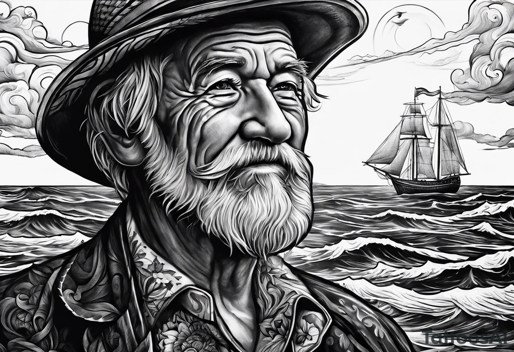 The Old Man and the Sea tattoo idea