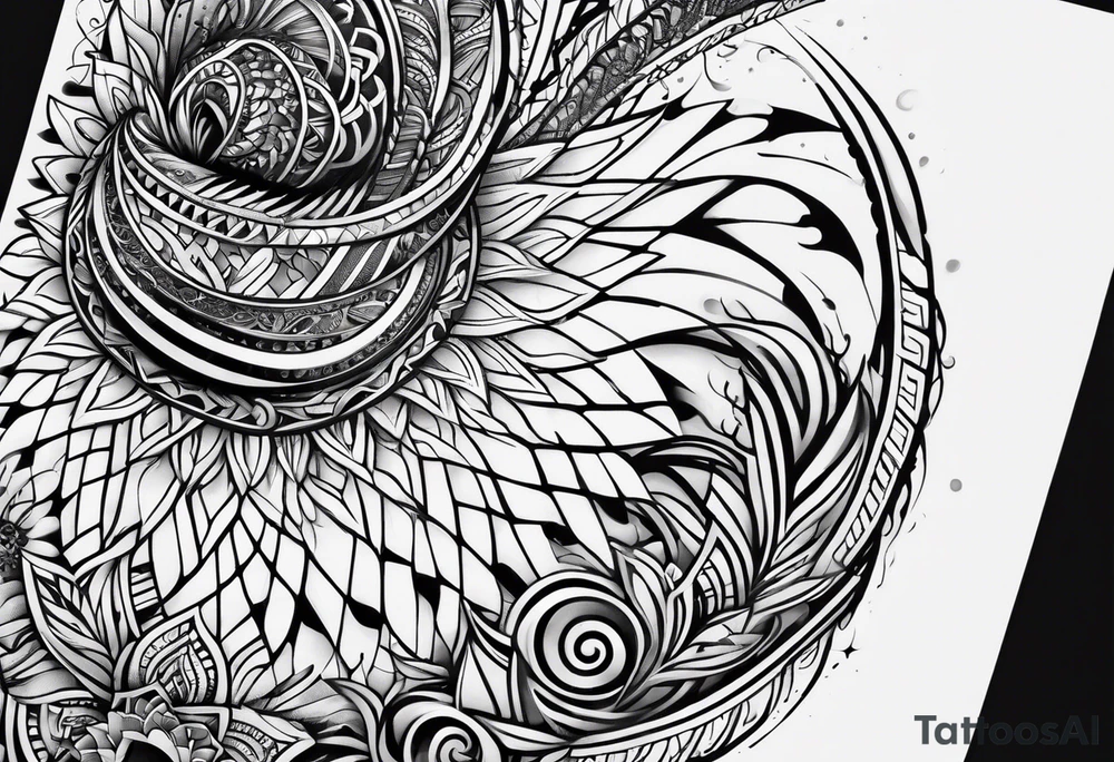 Dna strand tattoo idea