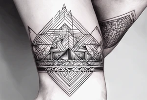 foot race tattoo idea