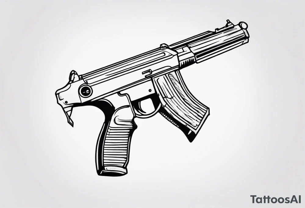 Anonymous with shotgun tattoo idea