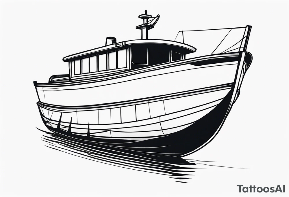 boat tattoo idea