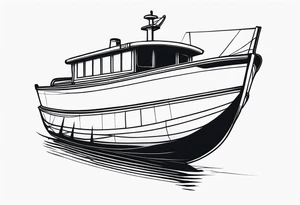 boat tattoo idea