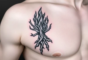 fire in a roots prison tattoo idea