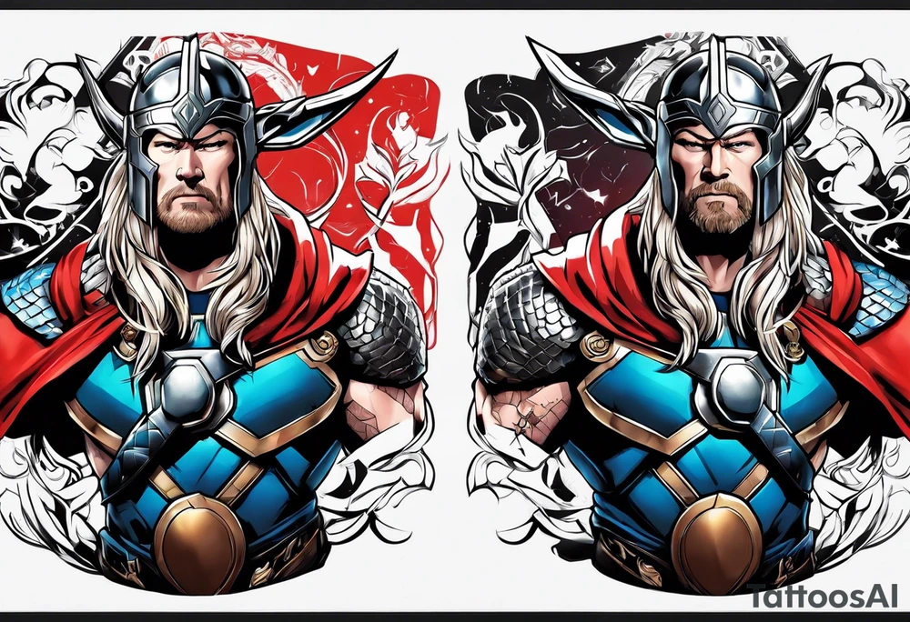 The Mighty Thor from MCU tattoo idea