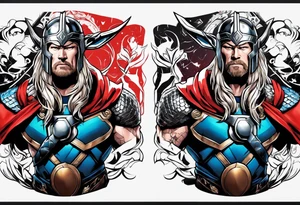 The Mighty Thor from MCU tattoo idea