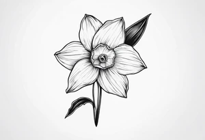 daffodil tattoo idea