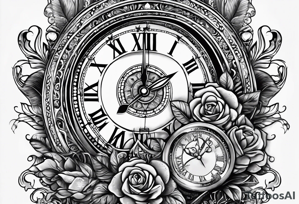 Time is money tattoo idea