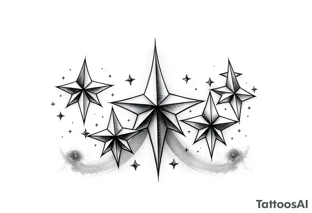 Stars tattoo idea