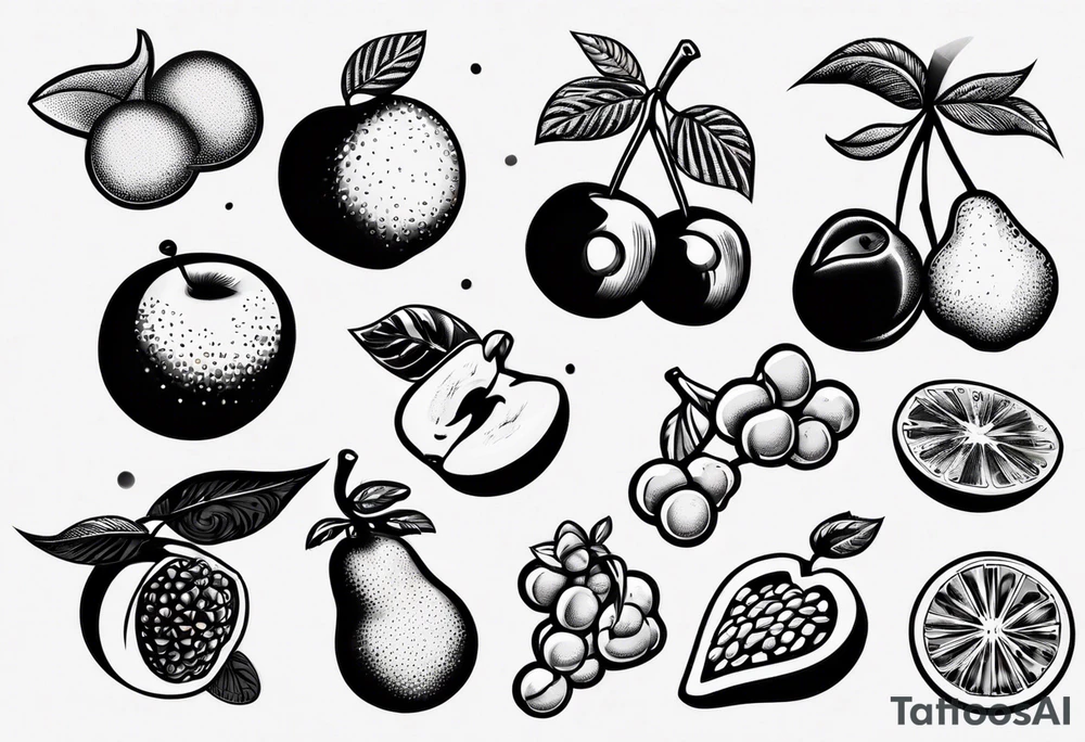 Fruits tattoo idea
