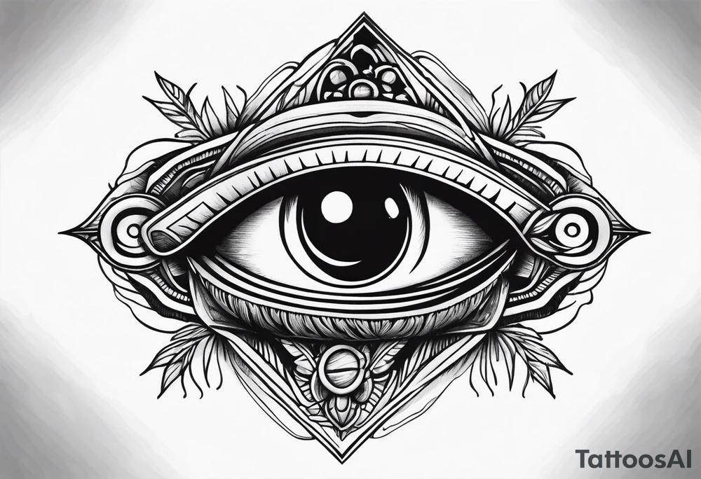 Band tool eye tattoo idea
