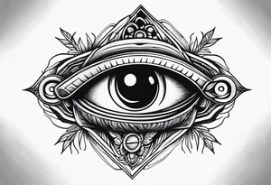 Band tool eye tattoo idea