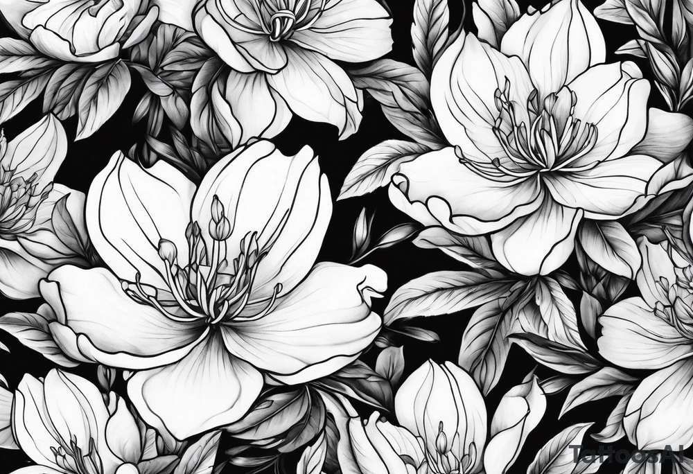 Azaleas tattoo idea