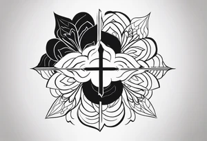 Emotions feeling/pain vs healing with resurrection from the pain and stronger you in the end. Can’t have one without the other feeling tattoo idea