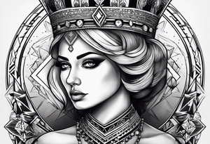 The Queen of Spades tattoo idea