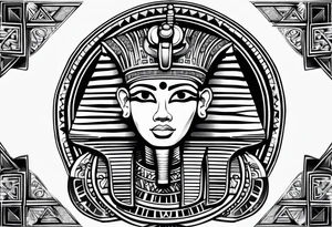 egyptian tattoo tattoo idea