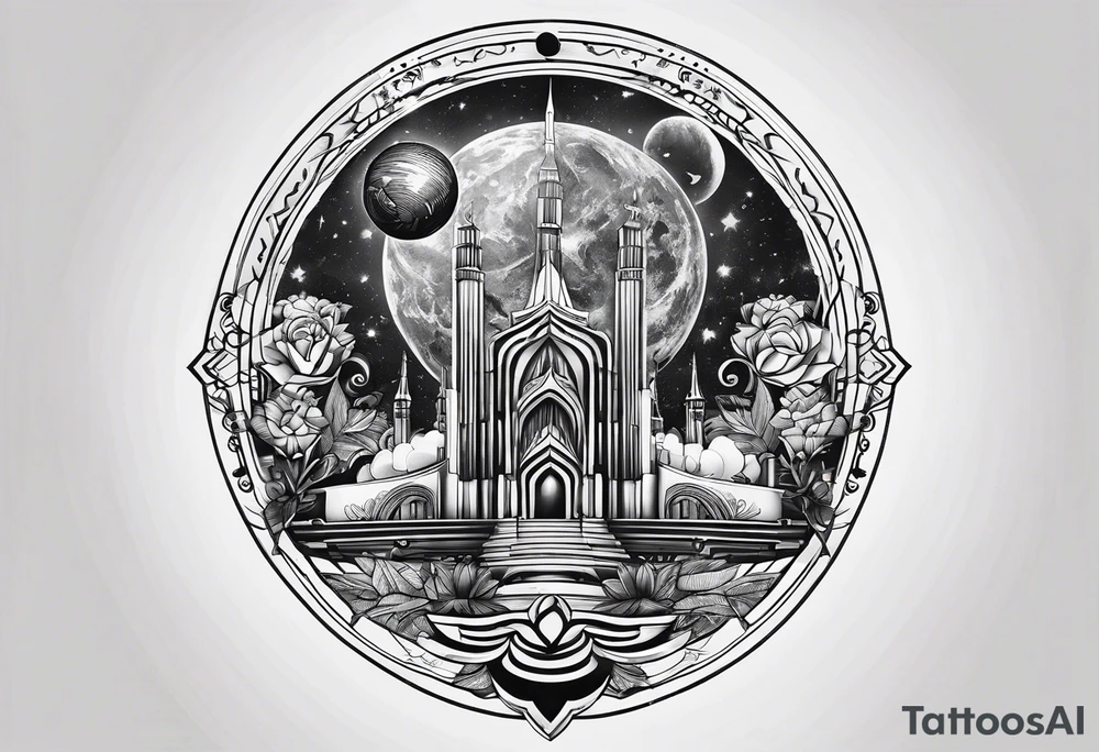 Tomorrowland music tattoo idea