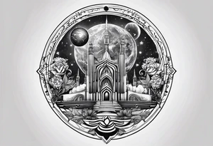 Tomorrowland music tattoo idea