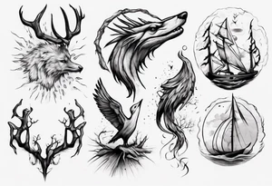 Driftwood tattoo idea