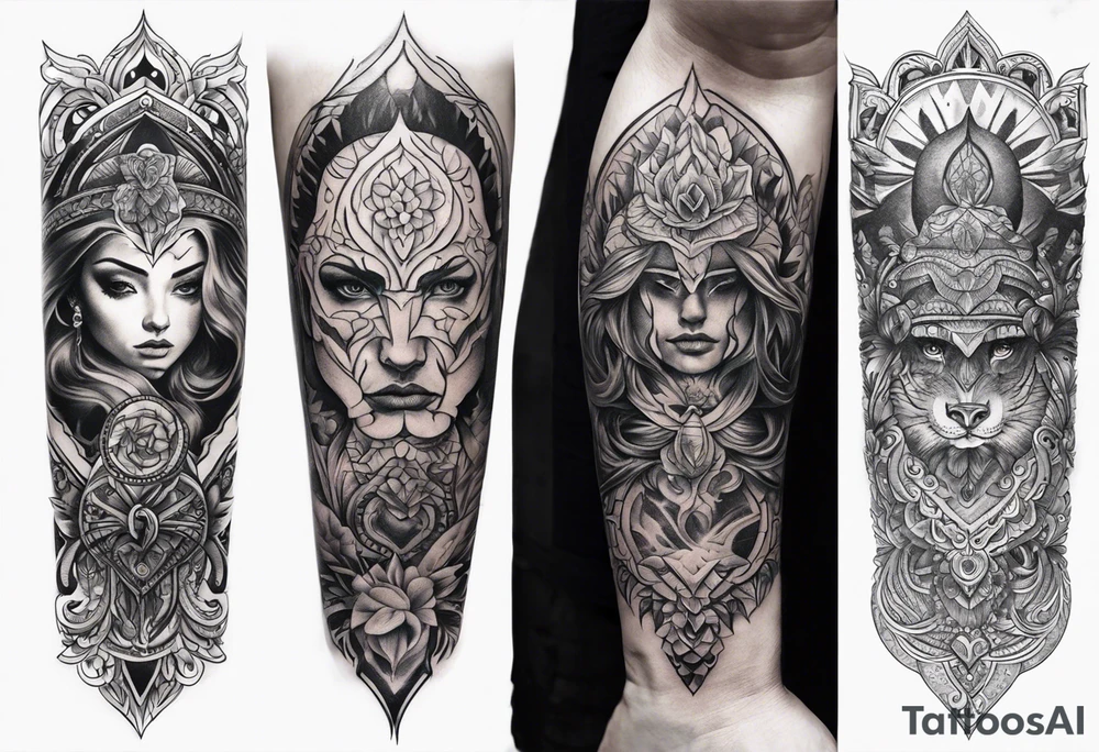 Reincarnation forearm tattoo tattoo idea