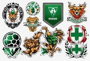werder bremen fußball, tattoo idea