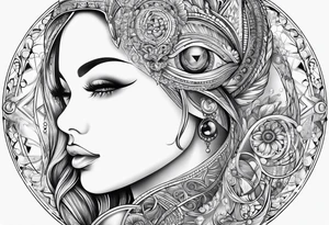 An ivf baby journey tattoo idea
