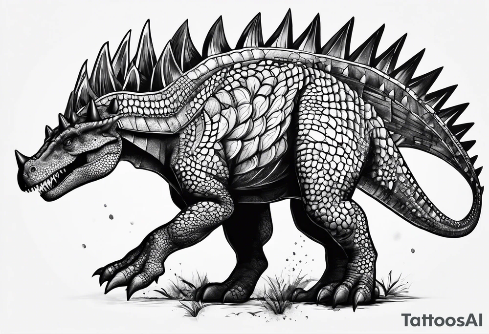 stegosaurs tattoo idea