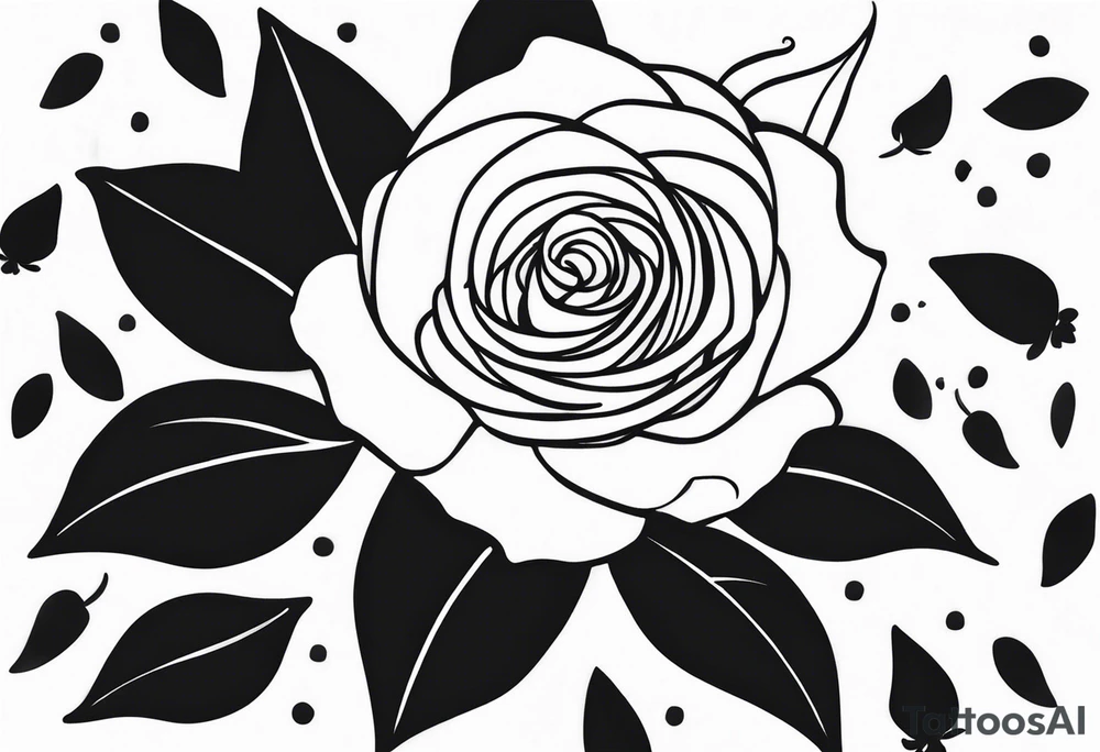 Create a back tattoo with rose petals and the quote 
I took the one less traveled by and it had made all the difference. tattoo idea