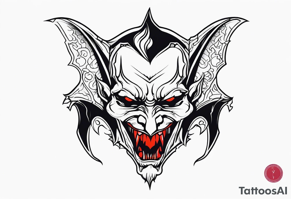 Vampire tattoo design tattoo idea