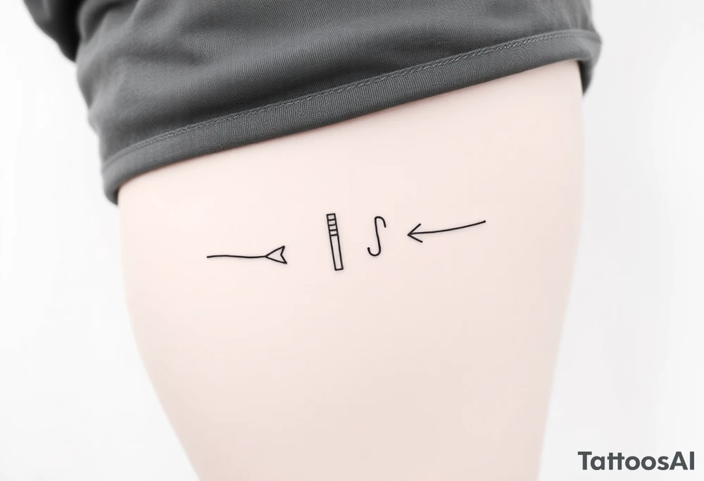 play, pause, stop, and rewind line tattoo tattoo idea