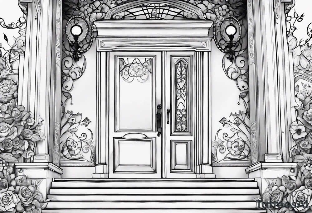coraline and the secret door tattoo idea