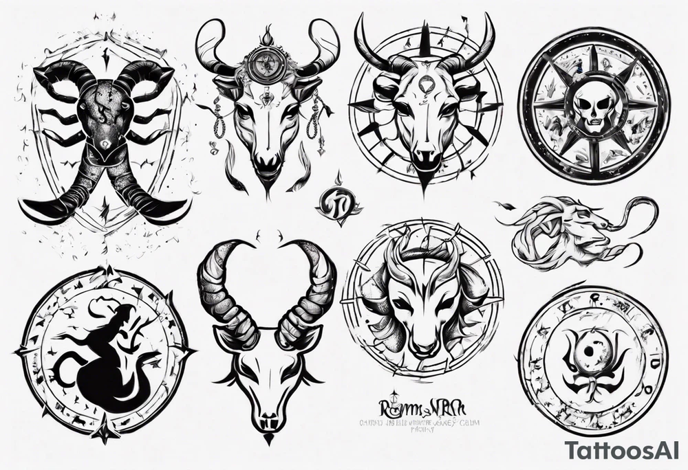 RKMSR, Punjab, cancer zodiac sign tattoo idea