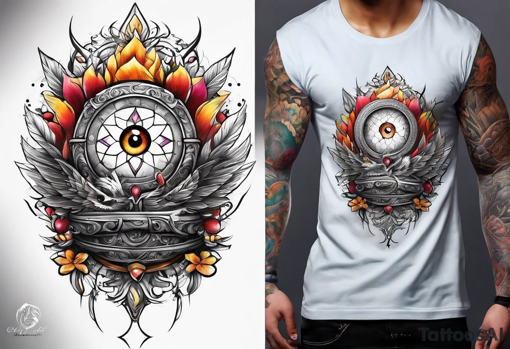 Portal to another world tattoo idea