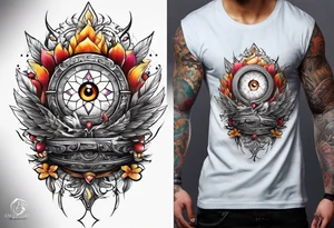 Portal to another world tattoo idea