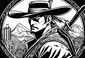 atlanta falcons, zoro from one piece tattoo idea