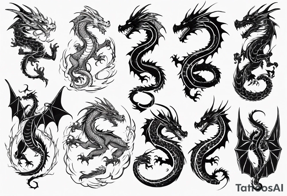 dragon tattoo idea