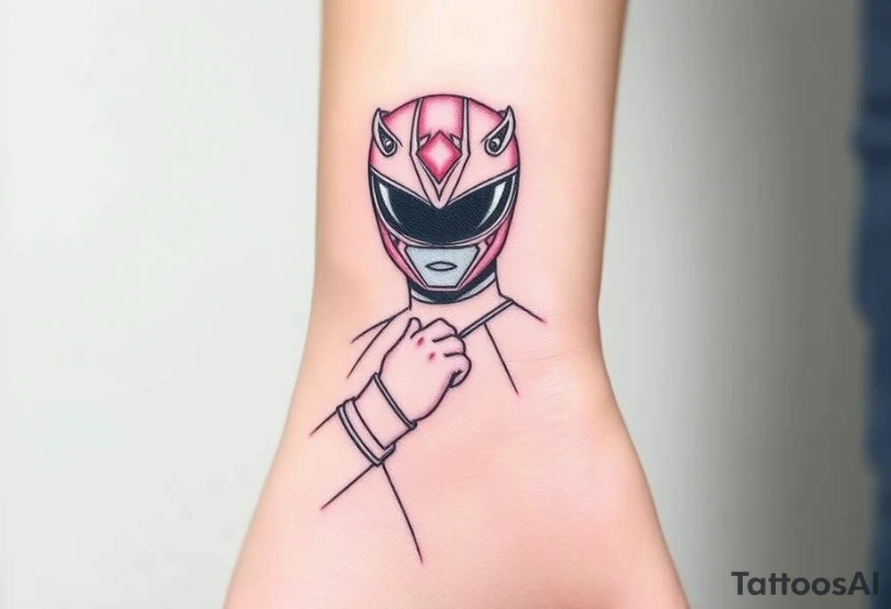 Female Power ranger tattoo idea