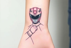 Female Power ranger tattoo idea