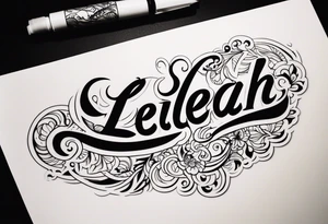 Leilah tattoo idea