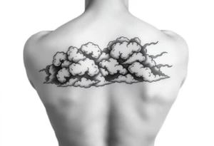 Storm clouds tattoo idea