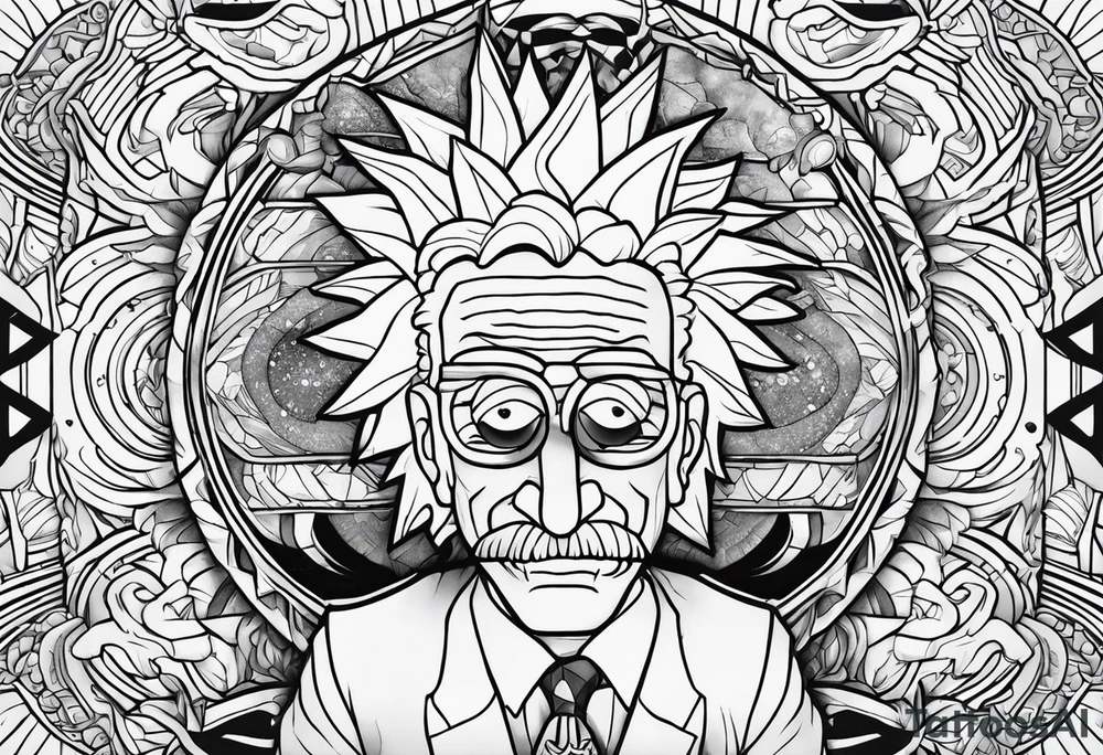 rick sanchez drugs tattoo idea