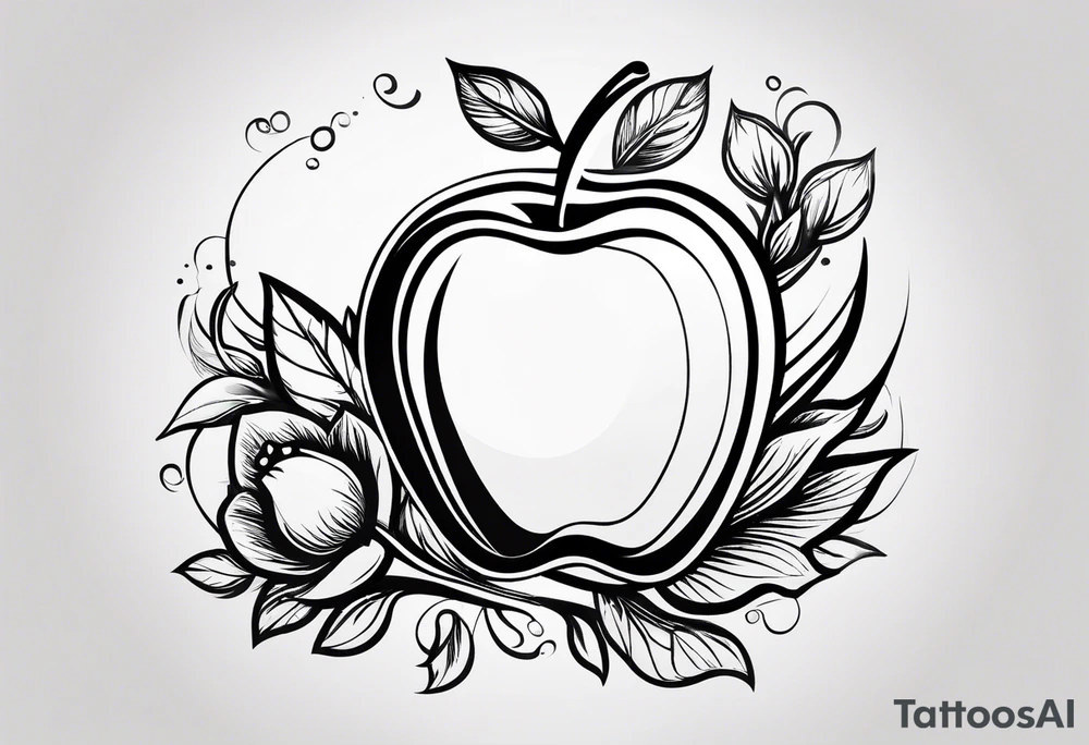 Apple tattoo idea