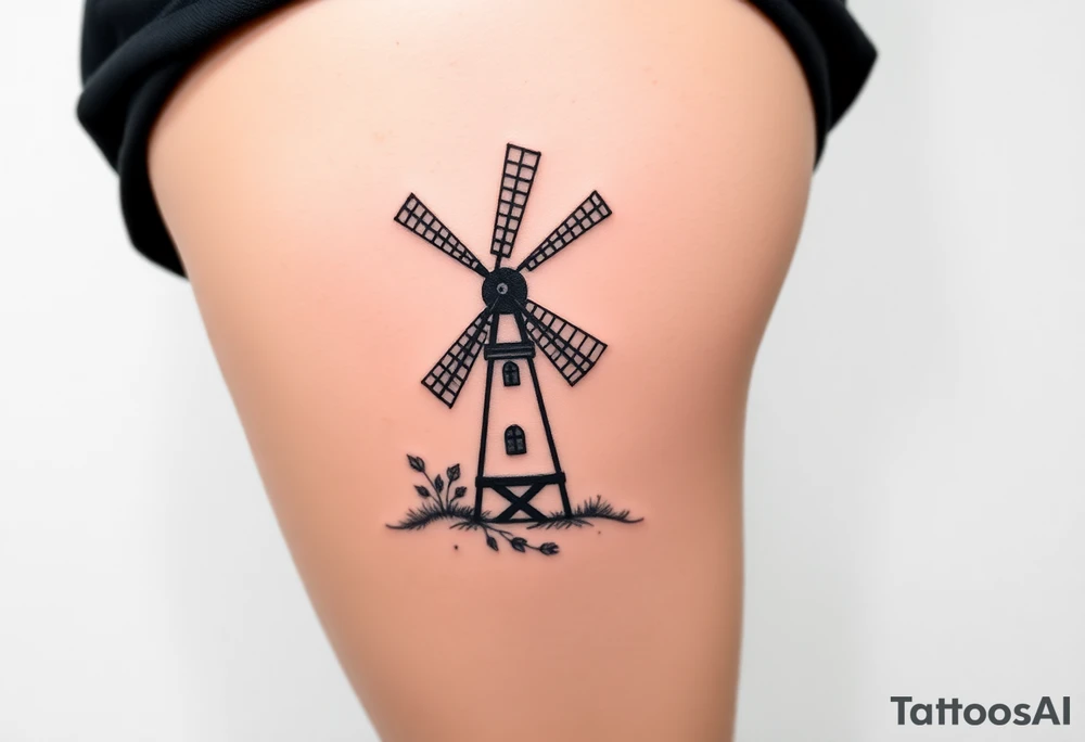 Windmill tattoo idea