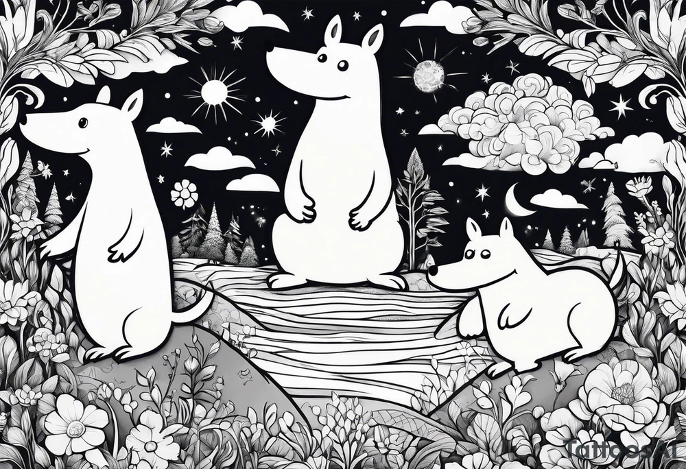 Moomin tattoo idea